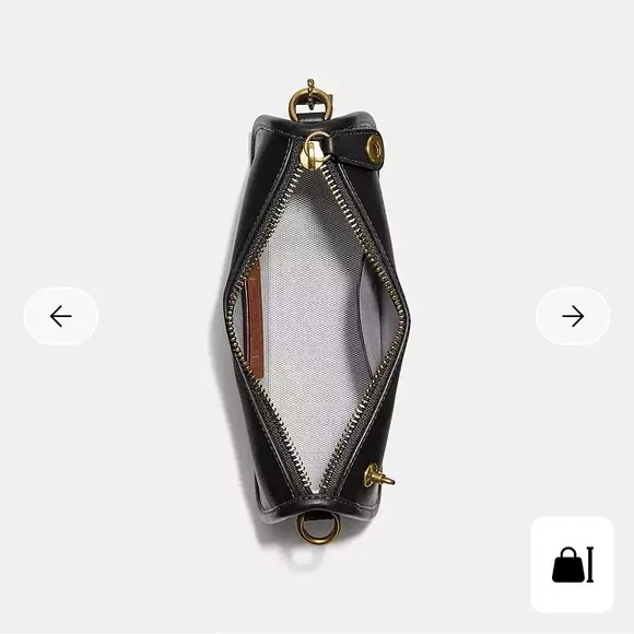 Coach Black Leather Shoulder Bag

NWT

Final price drop below retail - Picture 4 of 16